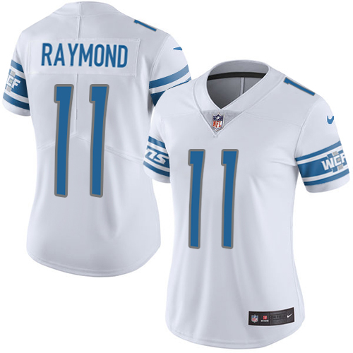 Lions #11 Kalif Raymond White Women's Stitched Vapor Untouchable Limited Jersey cheap jerseys for sale - CheapJerseys.Shop