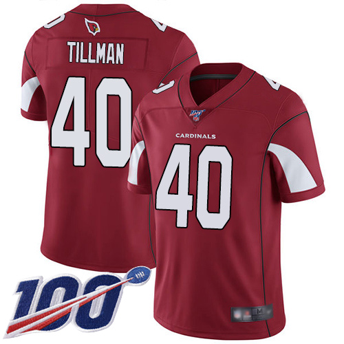Cardinals #40 Pat Tillman Red Team Color Men's Stitched 100th Season Vapor Limited Jersey cheap jerseys for sale - CheapJerseys.Shop