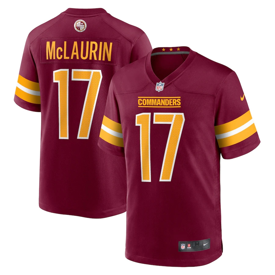 Washington Commanders #17 Terry McLaurin Burgundy Youth Game Jersey cheap jerseys for sale - CheapJerseys.Shop
