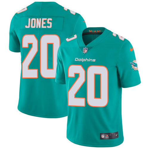 Miami Dolphins #20 Reshad Jones Aqua Green Team Color Men's Stitched Vapor Untouchable Limited Jersey Men's cheap jerseys for sale - CheapJerseys.Shop