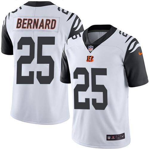 Cincinnati Bengals #25 Giovani Bernard White Youth Stitched Limited Rush Jersey Youth cheap jerseys for sale - CheapJerseys.Shop