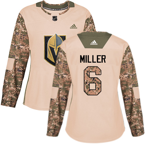 Golden Vegas Golden Knights #6 Colin Miller Camo Authentic 2017 Veterans Day Women's Stitched Jersey Womens cheap jerseys for sale - CheapJerseys.Shop