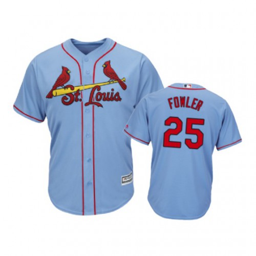 St.Louis Cardinals #25 Dexter Fowler Horizon Blue Alternate 2019 Cool Base Stitched Jersey Men's cheap jerseys for sale - CheapJerseys.Shop