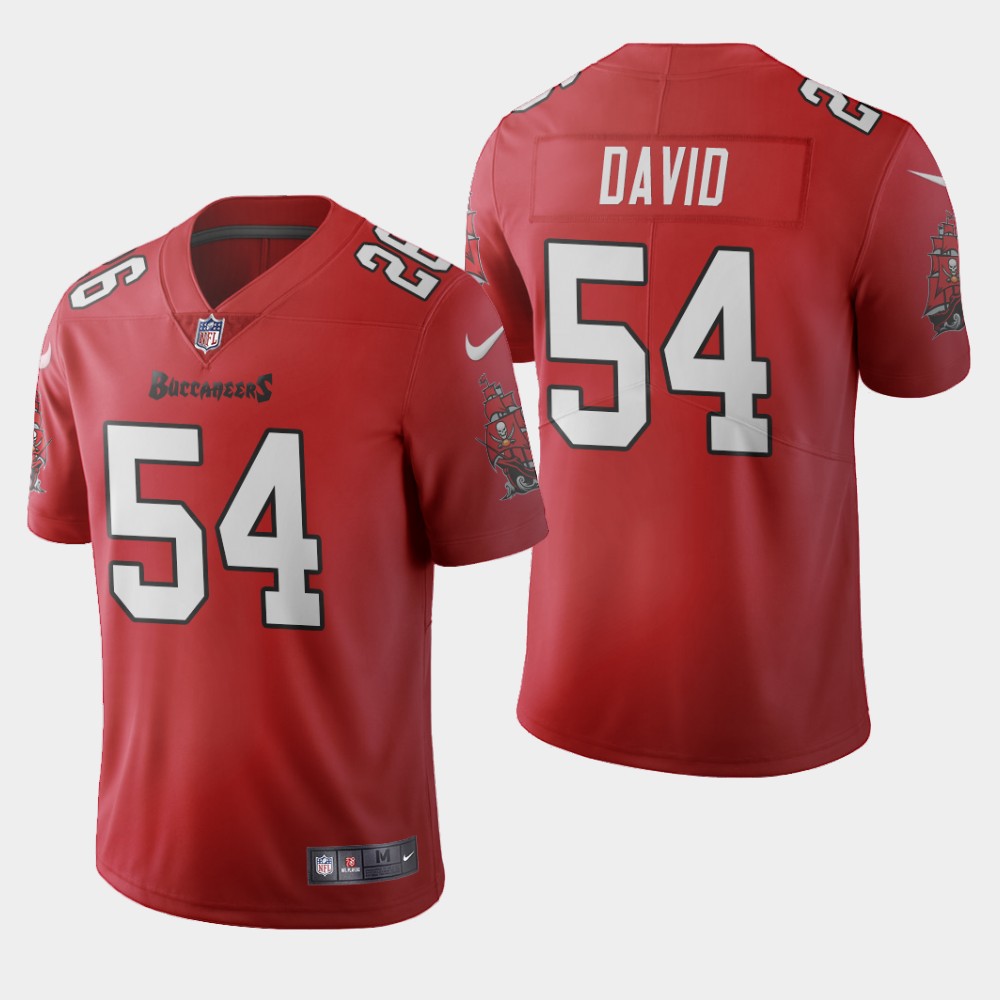 Tampa Bay Buccaneers #54 Lavonte David Red Men's 2020 Vapor Limited Jersey cheap jerseys for sale - CheapJerseys.Shop