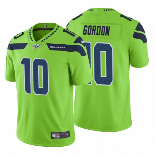 Seattle Seahawks #10 Josh Gordon Green Men's Vapor Rush Limited 100 Jersey Men's cheap jerseys for sale - CheapJerseys.Shop