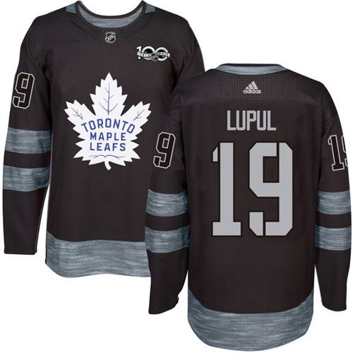 Maple Toronto Maple Leafs #19 Joffrey Lupul Black 1917-2017 100th Anniversary Stitched Jersey Men's cheap jerseys for sale - CheapJerseys.Shop