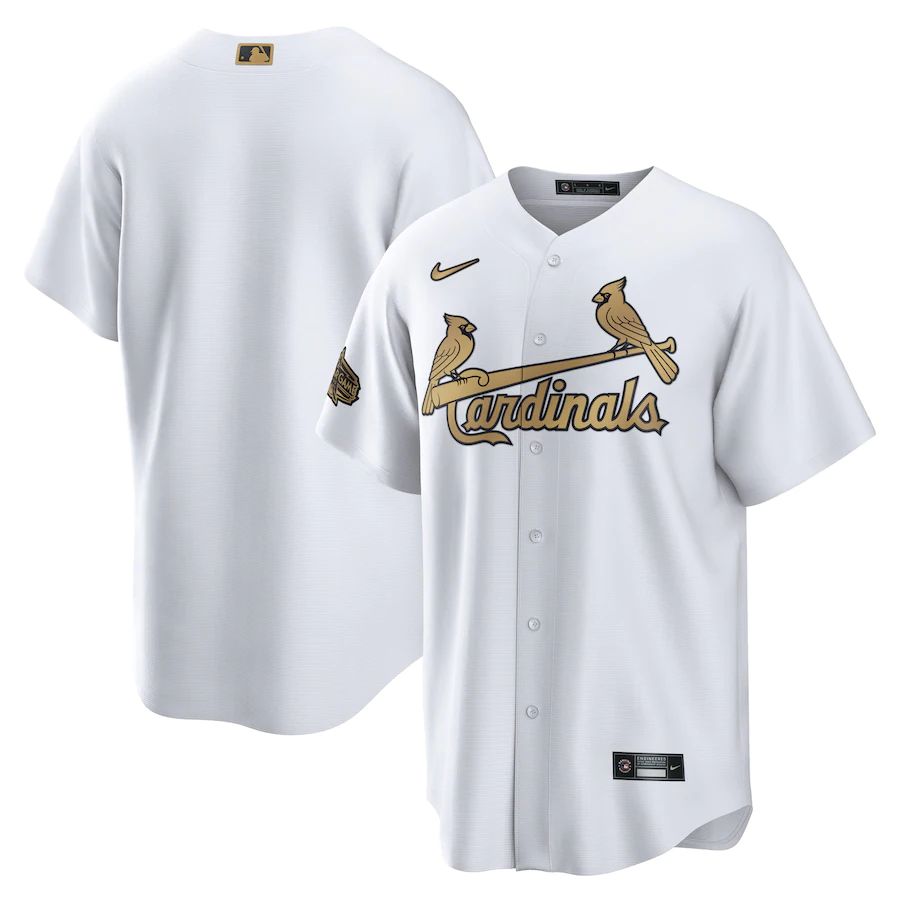 St.Louis Cardinals Blank Men's White 2022 All-Star Game Replica Jersey cheap jerseys for sale - CheapJerseys.Shop