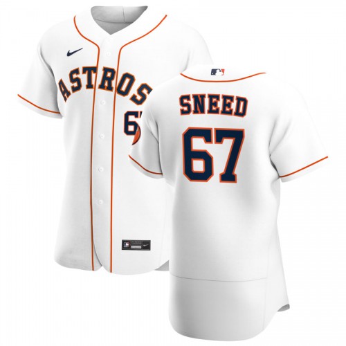 Houston Houston Astros #67 Cy Sneed Men's White Home 2020 Authentic Player Jersey Men's cheap jerseys for sale - CheapJerseys.Shop