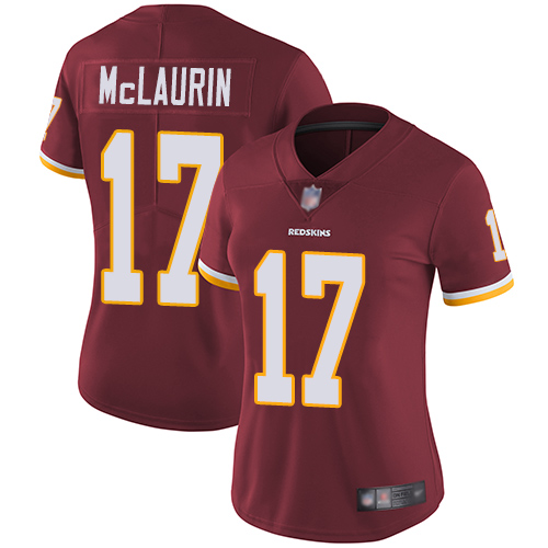 Commanders #17 Terry McLaurin Burgundy Red Team Color Women's Stitched Vapor Untouchable Limited Jersey cheap jerseys for sale - CheapJerseys.Shop