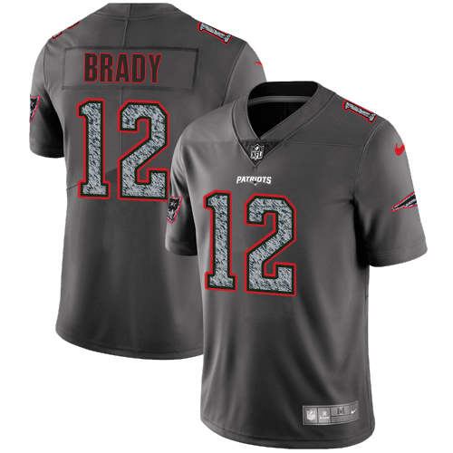 Patriots #12 Tom Brady Gray Static Men's Stitched Vapor Untouchable Limited Jersey cheap jerseys for sale - CheapJerseys.Shop