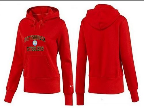 Women's Pittsburgh Steelers Heart & Soul Pullover Hoodie Red cheap jerseys for sale - CheapJerseys.Shop