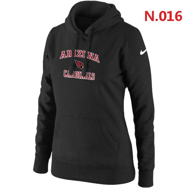 Women's Arizona Cardinals Heart & Soul Pullover Hoodie Black cheap jerseys for sale - CheapJerseys.Shop