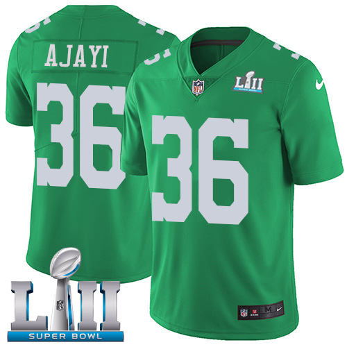 Philadelphia Eagles #36 Jay Ajayi Green Super Bowl LII Youth Stitched Limited Rush Jersey Youth cheap jerseys for sale - CheapJerseys.Shop