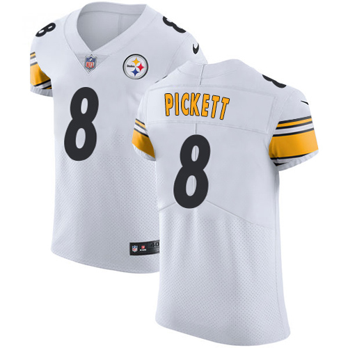 Steelers #8 Kenny Pickett White Men's Stitched Vapor Untouchable Elite Jersey cheap jerseys for sale - CheapJerseys.Shop