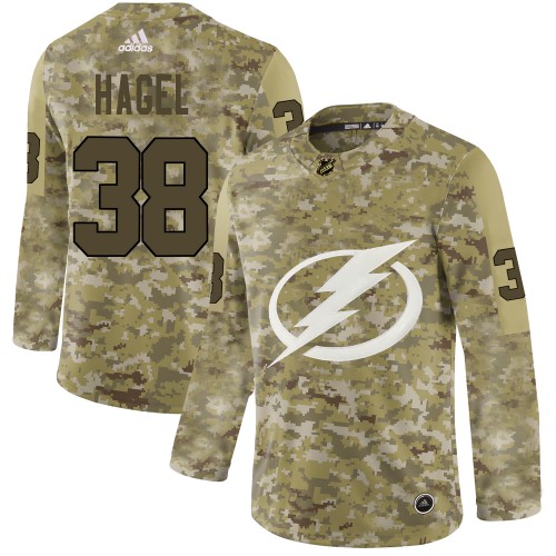 Tampa Bay Lightning #38 Brandon Hagel Camo Authentic Stitched Jersey Men's cheap jerseys for sale - CheapJerseys.Shop