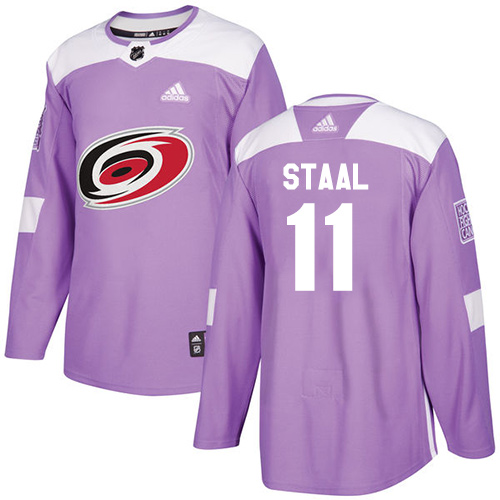 Carolina Hurricanes #11 Jordan Staal Purple Authentic Fights Cancer Stitched Jersey Men's cheap jerseys for sale - CheapJerseys.Shop