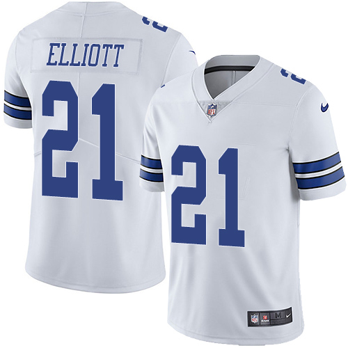 Cowboys #21 Ezekiel Elliott White Men's Stitched Vapor Untouchable Limited Jersey cheap jerseys for sale - CheapJerseys.Shop