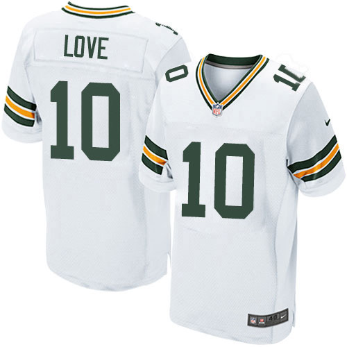 Packers #10 Jordan Love White Men's Stitched New Elite Jersey cheap jerseys for sale - CheapJerseys.Shop