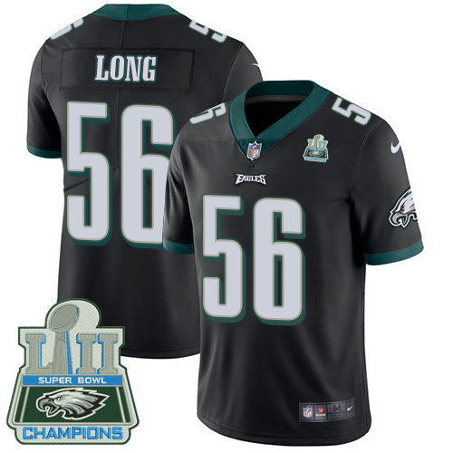 Philadelphia Eagles #56 Chris Long Black Alternate Super Bowl LII Champions Youth Stitched Vapor Untouchable Limited Jersey Youth cheap jerseys for sale - CheapJerseys.Shop