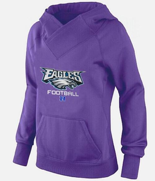 Women's Philadelphia Eagles Big & Tall Critical Victory Pullover Hoodie Purple cheap jerseys for sale - CheapJerseys.Shop