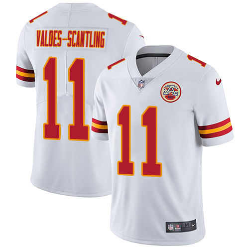 Chiefs #11 Marquez Valdes-Scantling White Men's Stitched Vapor Untouchable Limited Jersey cheap jerseys for sale - CheapJerseys.Shop