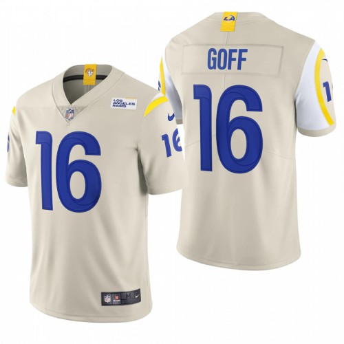 Los Angeles Los Angeles Rams #16 Jared Goff Men's Bone 2020 Vapor Untouchable Limited Jersey Men's cheap jerseys for sale - CheapJerseys.Shop