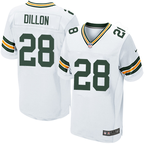 Packers #28 AJ Dillon White Men's Stitched New Elite Jersey cheap jerseys for sale - CheapJerseys.Shop