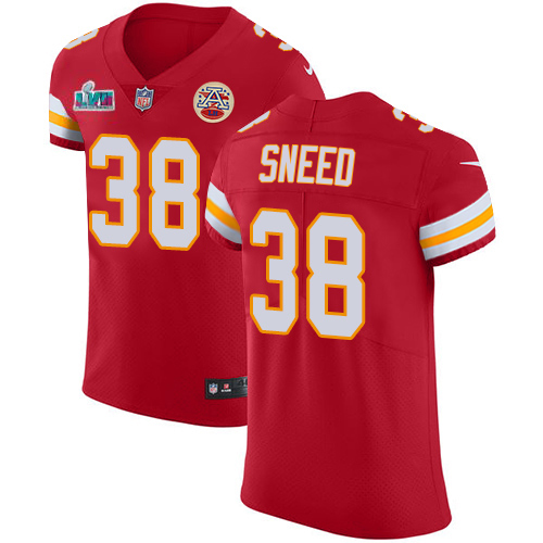 Chiefs #38 L'Jarius Sneed Red Team Color Super Bowl LVII Patch Men's Stitched Vapor Untouchable Elite Jersey cheap jerseys for sale - CheapJerseys.Shop