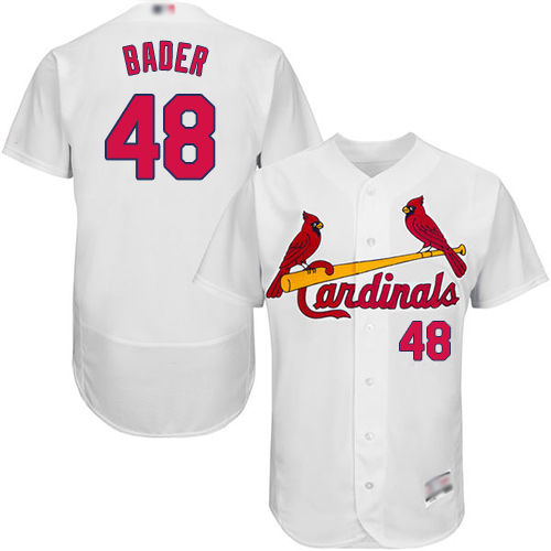 St.Louis Cardinals #48 Harrison Bader White Flexbase Authentic Collection Stitched Jersey Men's cheap jerseys for sale - CheapJerseys.Shop