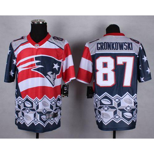 New England Patriots #87 Rob Gronkowski Navy Blue Men's Stitched Elite Noble Fashion Jersey Men's cheap jerseys for sale - CheapJerseys.Shop