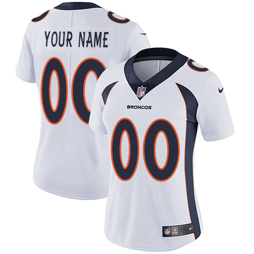 Denver Broncos Customized White Stitched Vapor Untouchable Limited Women's Jersey cheap jerseys for sale - CheapJerseys.Shop