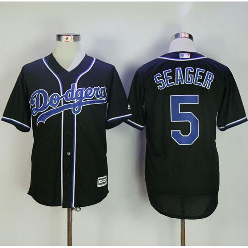 Los Angeles Dodgers #5 Corey Seager Black Fashion Stitched Jersey Men's cheap jerseys for sale - CheapJerseys.Shop