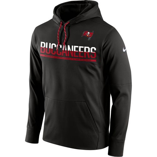 Men's Tampa Bay Buccaneers Pewter Sideline Circuit Pullover Performance Hoodie cheap jerseys for sale - CheapJerseys.Shop