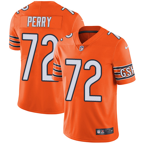 Chicago Bears #72 William Perry Orange Men's Stitched Limited Rush Jersey Men's cheap jerseys for sale - CheapJerseys.Shop