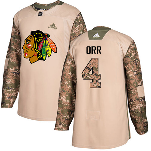 Chicago Blackhawks #4 Bobby Orr Camo Authentic 2017 Veterans Day Stitched Jersey Men's cheap jerseys for sale - CheapJerseys.Shop