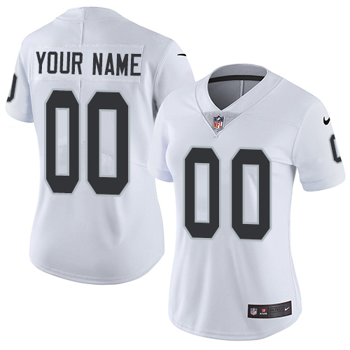 Las Vegas Raiders Customized White Stitched Vapor Untouchable Limited Women's Jersey cheap jerseys for sale - CheapJerseys.Shop