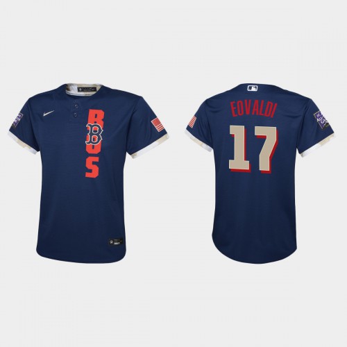 Boston Boston Red Sox #17 Mathan Eovaldi Youth 2021 All Star Game Navy Jersey Youth cheap jerseys for sale - CheapJerseys.Shop