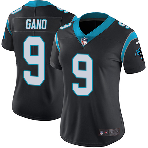 Carolina Panthers #9 Graham Gano Black Team Color Women's Stitched Vapor Untouchable Limited Jersey Womens cheap jerseys for sale - CheapJerseys.Shop