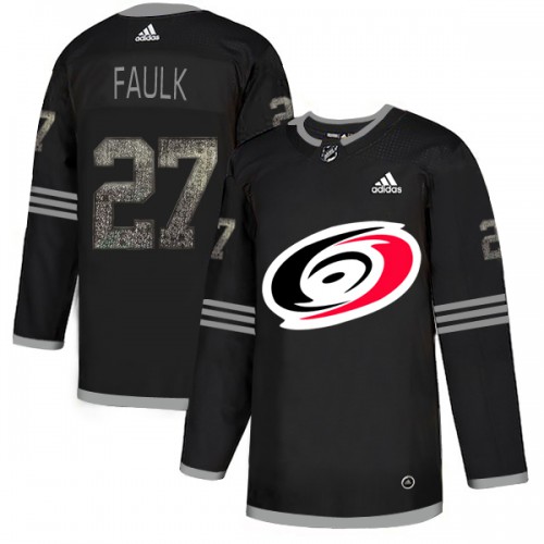 Carolina Hurricanes #27 Justin Faulk Black Authentic Classic Stitched Jersey Men's cheap jerseys for sale - CheapJerseys.Shop