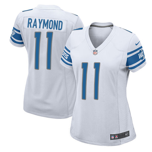 Lions #11 Kalif Raymond White Women's Stitched Elite Jersey cheap jerseys for sale - CheapJerseys.Shop
