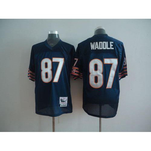Mitchell And Ness Chicago Bears #87 Tom Waddle Blue Throwback Stitched Jersey Men's cheap jerseys for sale - CheapJerseys.Shop