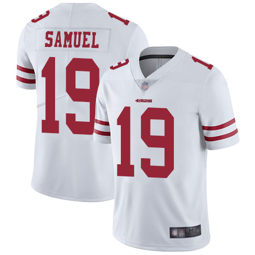 49ers #19 Deebo Samuel White Men's Stitched Vapor Untouchable Limited Jersey cheap jerseys for sale - CheapJerseys.Shop