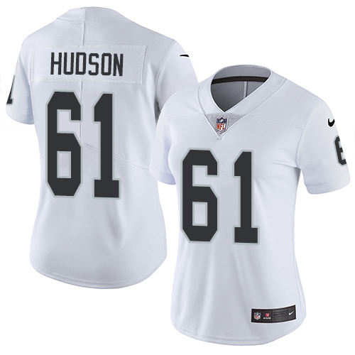 Las Vegas Raiders #61 Rodney Hudson White Women's Stitched Vapor Untouchable Limited Jersey Womens cheap jerseys for sale - CheapJerseys.Shop