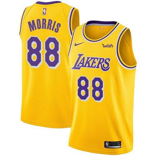 Los Angeles Lakers #88 Markieff Morris Gold Womens Swingman Icon Edition Jersey Womens cheap jerseys for sale - CheapJerseys.Shop