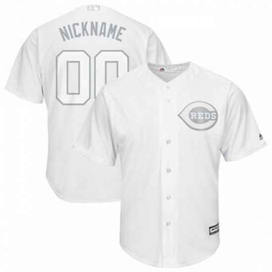Men Women Youth Toddler All Size Cincinnati Reds Majestic 2019 Players Weekend Cool Base Roster Custom White Jersey cheap jerseys for sale - CheapJerseys.Shop