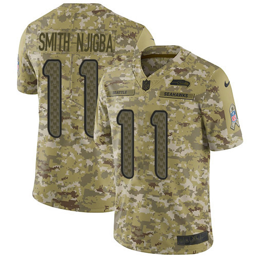 Seahawks #11 Jaxon Smith-Njigba Camo Men's Stitched Limited 2018 Salute To Service Jersey cheap jerseys for sale - CheapJerseys.Shop