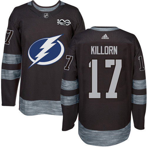 Tampa Bay Lightning #17 Alex Killorn Black 1917-2017 100th Anniversary Stitched Jersey Men's cheap jerseys for sale - CheapJerseys.Shop