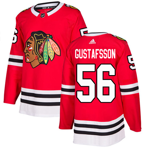 Chicago Blackhawks #56 Erik Gustafsson Red Home Authentic Stitched Youth Jersey Youth cheap jerseys for sale - CheapJerseys.Shop
