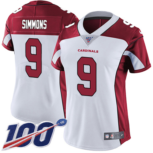 Cardinals #9 Isaiah Simmons White Women's Stitched 100th Season Vapor Untouchable Limited Jersey cheap jerseys for sale - CheapJerseys.Shop