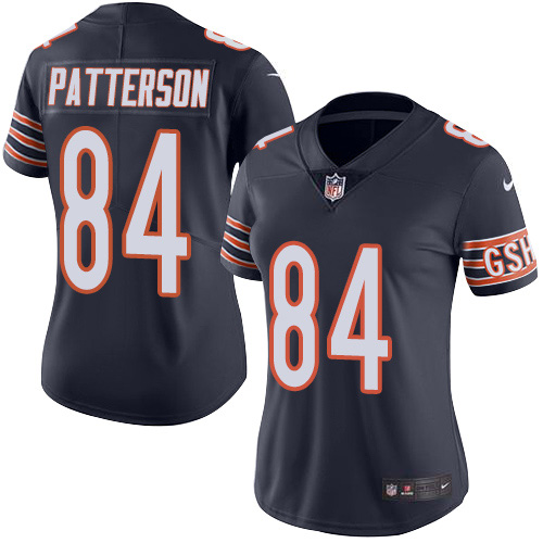 Chicago Bears #84 Cordarrelle Patterson Navy Blue Team Color Women's Stitched Vapor Untouchable Limited Jersey Womens cheap jerseys for sale - CheapJerseys.Shop